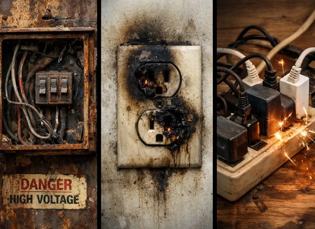 Old electrical apparatus